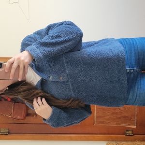 Vintage L.L. Bean Blue Fleece Pullover